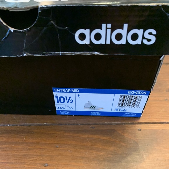 Adidas Entrap Mid White Collegiate Green - Picture 2 of 5